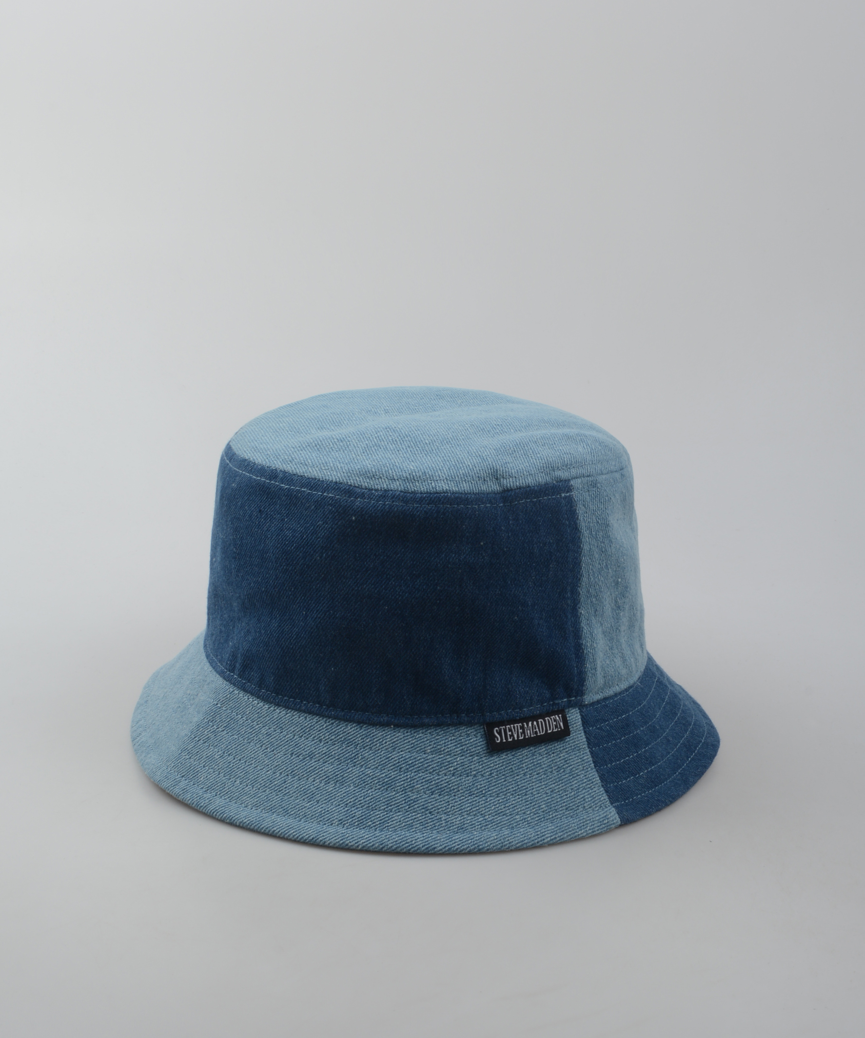 撞色牛仔風(fēng)盆帽定做